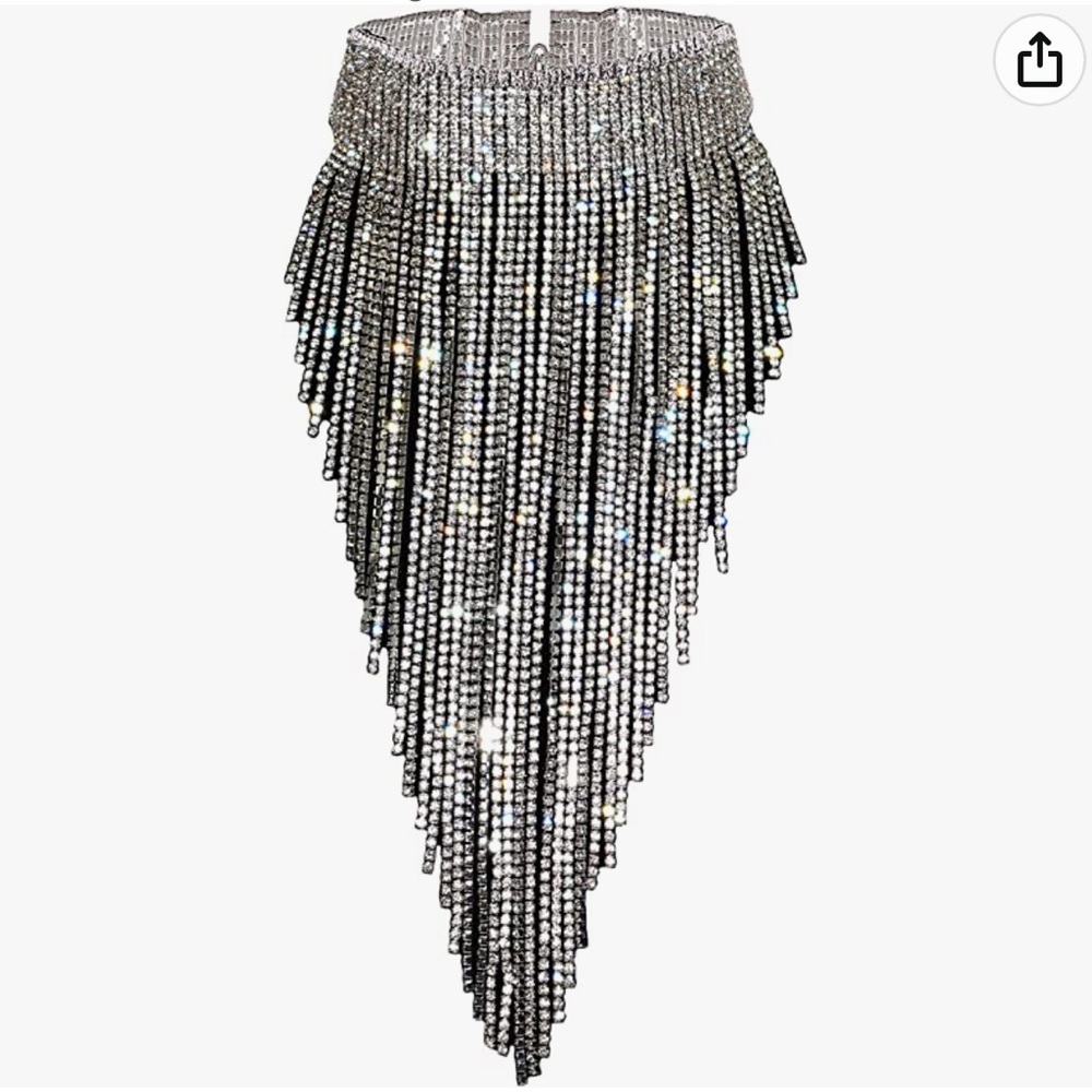 Diamond Cascading Choker